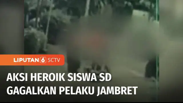 Video aksi siswa SD yang melawan pelaku penjambretan bersama teman-temannya viral di media sosial. Pelaku yang awalnya sempat kabur langsung ditangkap warga dan petugas Unit Reskrim Polsek Dukuh Pakis.