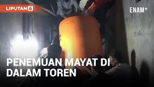 VIDEO: Geger! Penemuan Mayat di Dalam Toren Warga Pondok Aren
