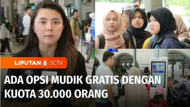 Tiket kereta api untuk arus mudik dari Jakarta telah terjual lebih dari 50 persen. Tapi bagi Anda yang belum mendapatkan tiket mudik ini, bisa juga mencoba mudik gratis yang kuotanya untuk 30 ribu orang.