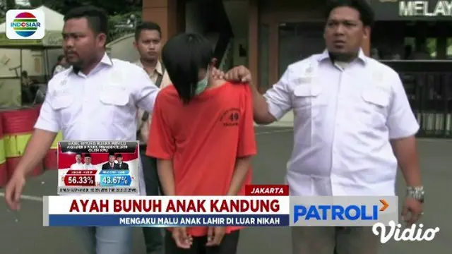 Motif ayah bunuh anak di Kebon Jeruk, Jakarta Barat, terungkap. Pelaku mengaku malu karena korban merupakan anak hasil di luar nikah.