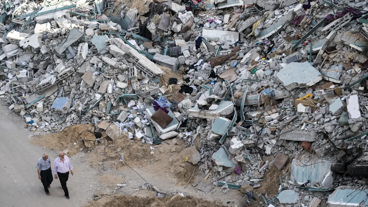 Gaza yang Hancur Lebur akibat Konflik Israel-Palestina