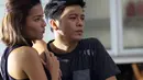 "Ya, Modelnya Nina Kozok, dan yang lelakinya Miller Khan. Ada scene saya dengan Nina, ya karena sudah biasa bikin video klip jadi sudah mengerti harus bagaimana dan seperti apa. Nina profesional aktingnya," kata Ariel. (Andy Masela/Bintang.com)