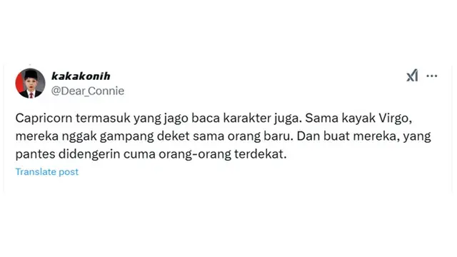 6 Karakter Zodiak Capricorn Menurut Netizen
