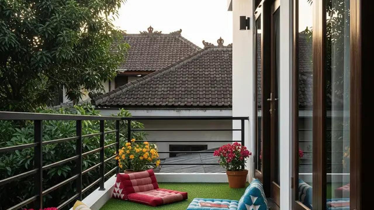 10 Model Teras Rumah Minimalis dengan Balkon Mungil, Nyaman untuk Nongkrong dan Bersantai