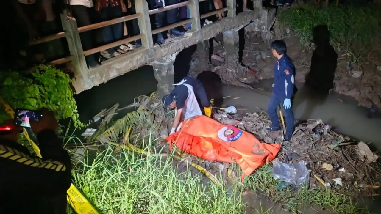 Penemuan mayat di saluran irigasi