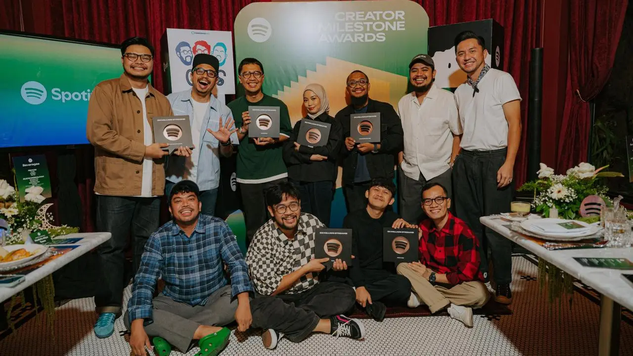 Creator Milestone Awards Pertama dari Spotify. (dok. Spotify)