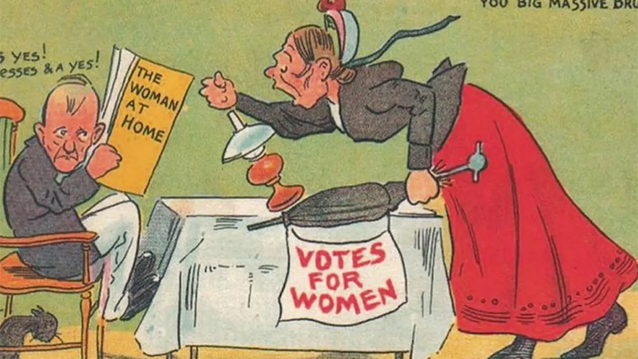 10 Kartu Pos Propaganda Abad 20 Ini Kisahkan Bahaya Hak Perempuan
