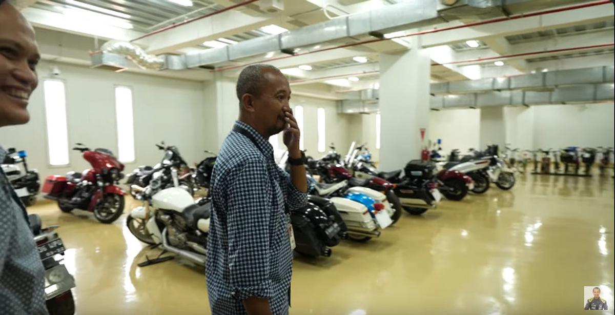 Canggih Kunci Gembok Gudang Penyimpanan Motor dan Sepeda Mewah Sitaan KPK Pakai Sistem Intelijen