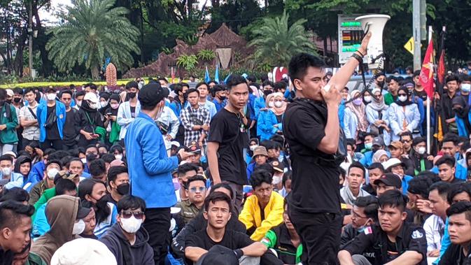 6 Fakta Aksi Unjuk Rasa Mahasiswa Sumsel di Kota Palembang
