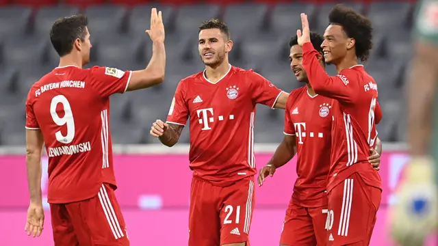 Serge Gnabry Hattrick, Bayern Munchen Pesta Gol di Laga Perdana Liga Jerman