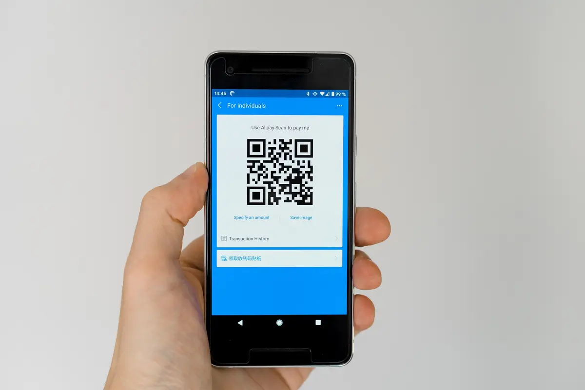 Contoh ilustrasi QR Code