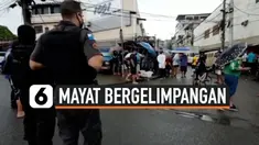 mayat bergelimpangan