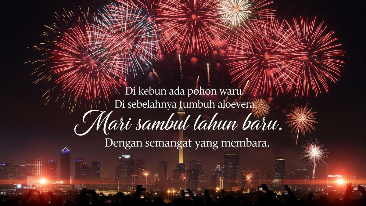 65 Pantun Tahun Baru, Sambut 2026 dengan Penuh Semangat dan Harapan