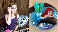 Kelopak Mata Jadi Media Lukis (sumber: instagram/tal_peleg)