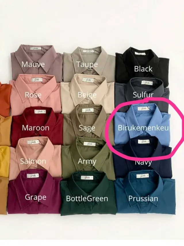 7 Keterangan Nama Warna di Olshop Ini Nyeleneh, Ada Merah Emosi dan Kuning Busuk