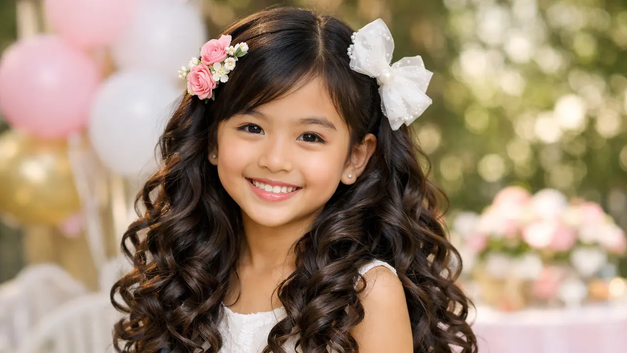 Model rambut panjang anak perempuan tren 2026 (Foto: ChatGPT)