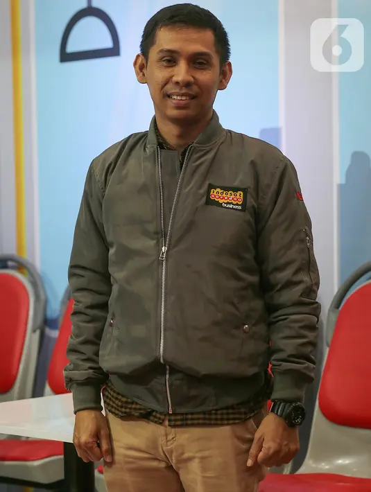 VP-Head ICT Value Proposition Indosat Ooredoo Supriyadi saat foto di sela-sela pengenalan layanan NEXTfleet Indosat di GIICOMVEC Jakarta, Kamis (5/2/2020). NEXTfleet Indosat mendukung implementasi revolusi industry 4.0 di sektor transportasi, logistik, dan distribusi. (Liputan6.com/Fery Pradolo)