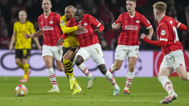 PSV Eindhoven Vs Borussia Dortmund