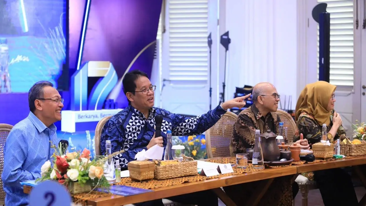 Menteri Keuangan (Menkeu) Purbaya Yudhi Sadewa dalam Indonesia Eximbank Export Connect di Jakarta. (LPEI)