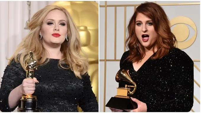 [Bintang] Adele vs Meghan Trainor