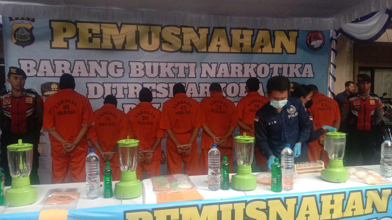 Narkotika Masuk Bali Mayoritas Berasal dari Malaysia dan Thailand, Tersangka Semuanya WNI