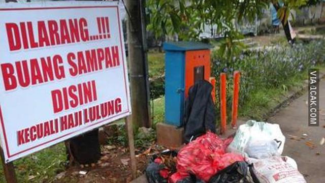 6 Potret Orang Melanggar Larangan Buang Sampah Ini Bikin Elus Dada