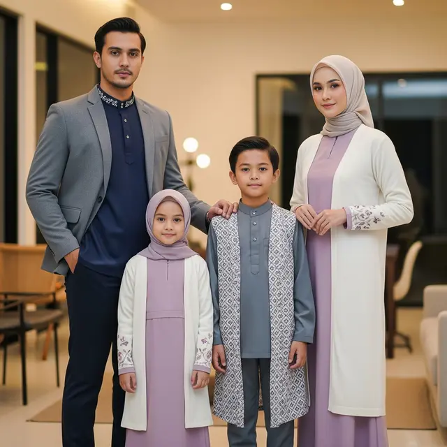 9 Model Gamis Couple Keluarga tapi Tetap Stylish dan Tidak Norak