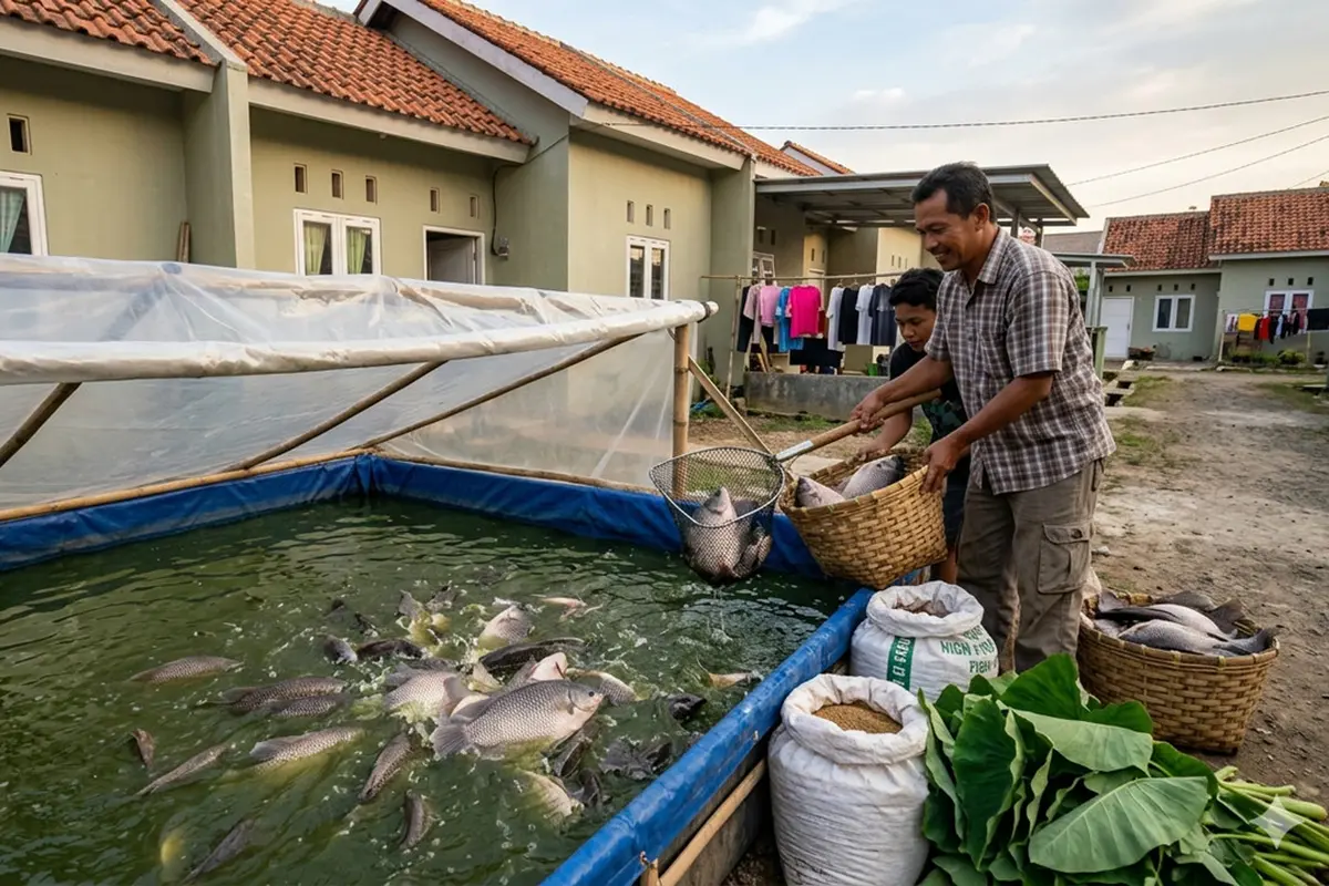 Usaha Ternak Ikan Air Tawar Panen 2 Bulan
