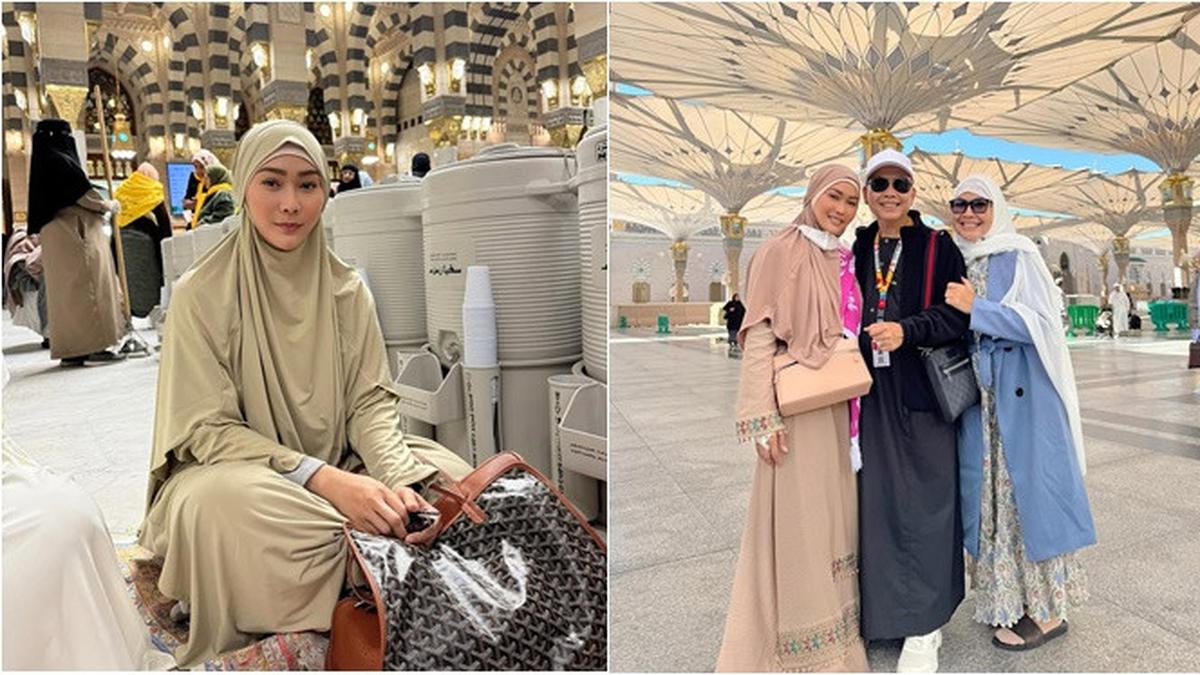 6 Potret Inul Daratista Umrah Jelang Ramadhan, Bertemu Ayah-Ibu Ayu Ting Ting