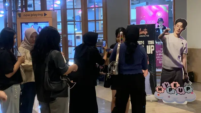 Konser B.I di Jakarta. (Jihan Rafifah/ Liputan6.com)