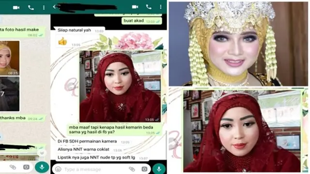 salah memilih MUA 1