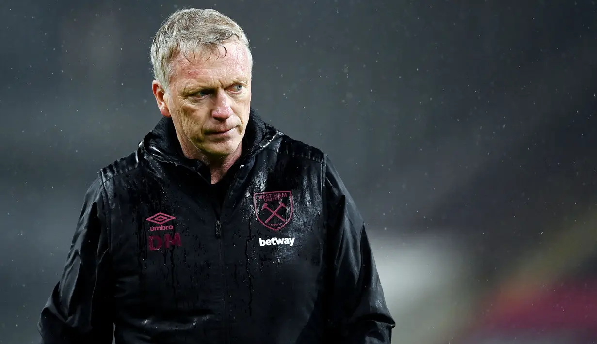 David Moyes - Juru taktik asal Skotlandia ini pernah menukangi Manchester United setelah ditinggal Sir Alex Ferguson. (Foto: AFP/Paul Ellis)