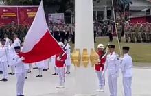 Viral Bendera Merah Putih Terbalik saat Upacara HUT Kemerdekaan di Mamasa, Panitia: Murni Kesalahan Teknis