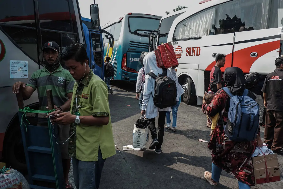 Suasana Terminal Kalideres Jelang Arus Mudik 2019