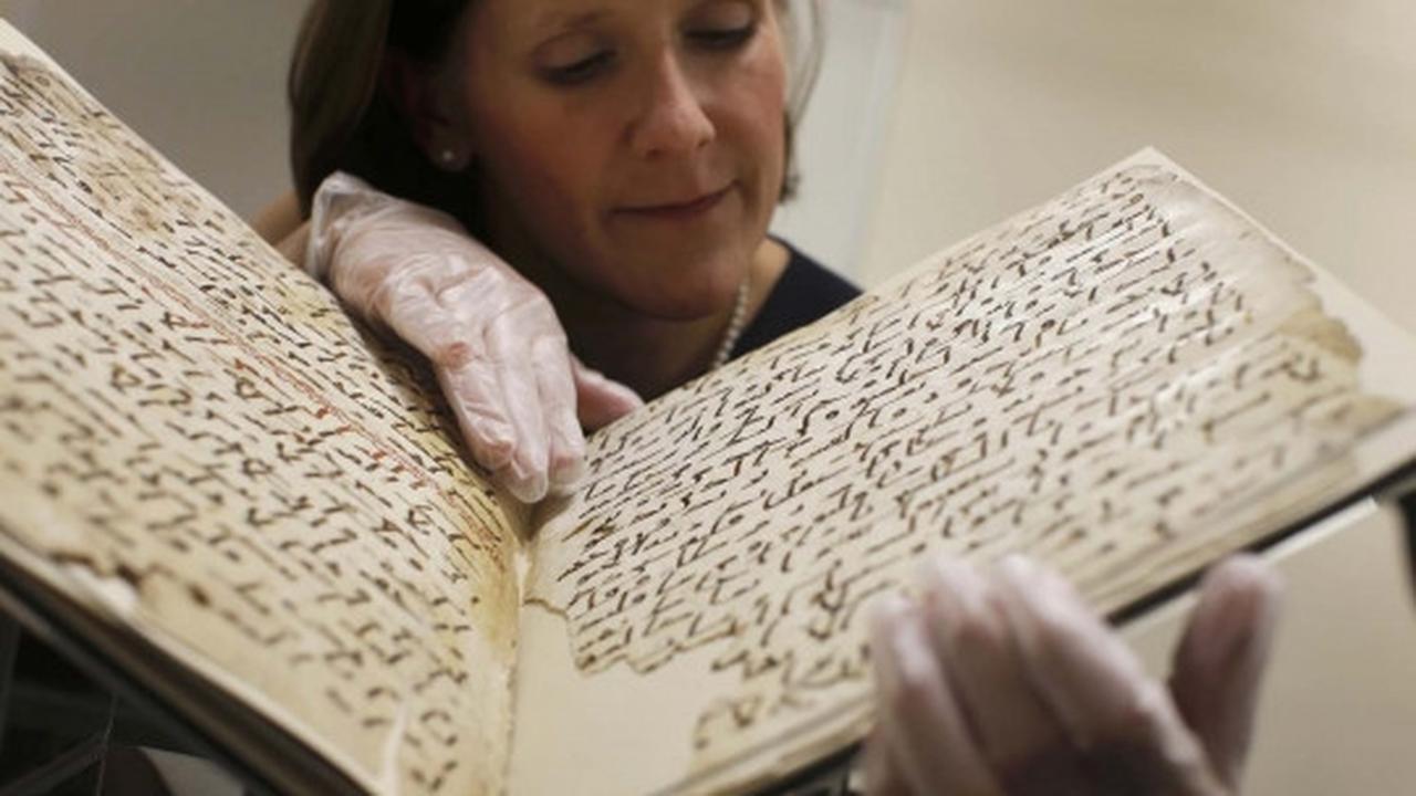 Ini lembar Alquran berusia 1.370 tahun yang ditemukan di Inggris