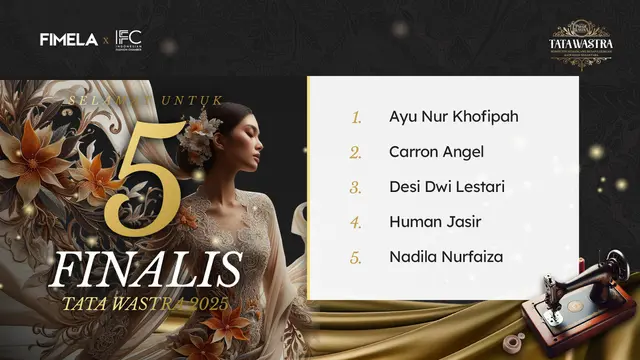 5 Finalis Tata Wastra 2025