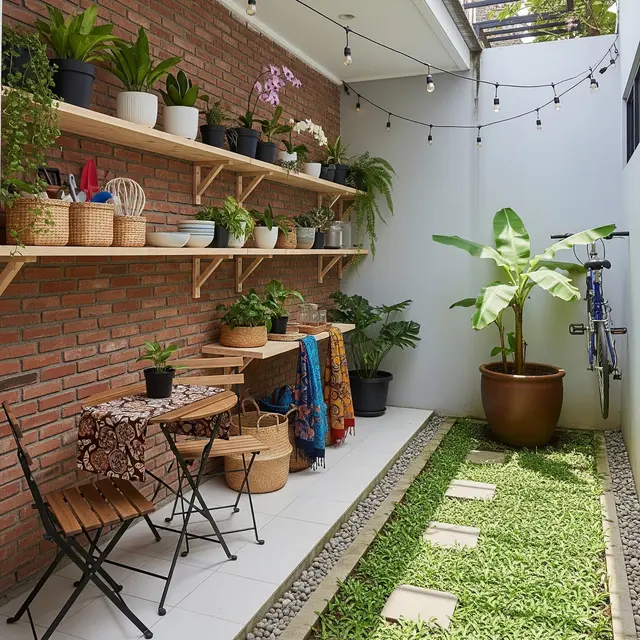 9 Ide Halaman Belakang Sempit Jadi Tempat Santai Multifungsi, Oasis Pribadi Lahan Sempit