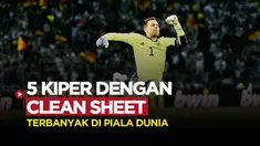 Berita Motion grafis membahas tentang 5 Kiper Dengan Clean Sheet Terbanyak dalam Sejarah Piala Dunia, Manuel Neuer Salah Satunya.