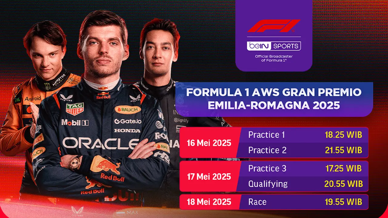 Nonton F1 Emilia-Romagna GP 2025 Eksklusif di Vidio