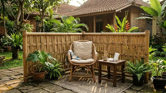 Area Duduk Halaman Belakang