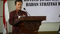 Kepala Badan Strategi Kebijakan Dalam Negeri Kementerian Dalam Negeri (BSKDN Kemendagri) Yusharto Huntoyungo. Dalam arahannya, dia meminta Pemda menggandeng banyak pihak untuk mengatasi persoalan stunting. (Ist)