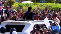Jokowi Sapa Warga di Istana Merdeka Sebelum Pulang ke Solo