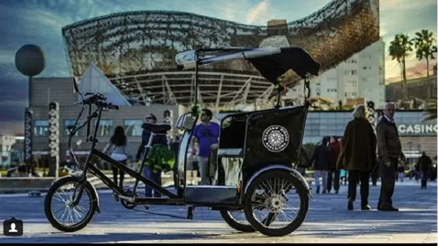 Becak di Barcelona