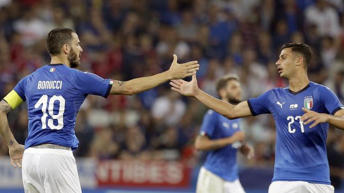 Timnas Italia gagal melenggang ke semifinal UEFA Nations League (AP Photo/Claude Paris)
