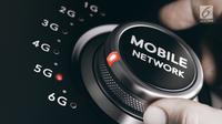 Ilustrasi Foto Jaringan Telpon Seluler atau HP 4G dan 5G. (iSrockphoto)