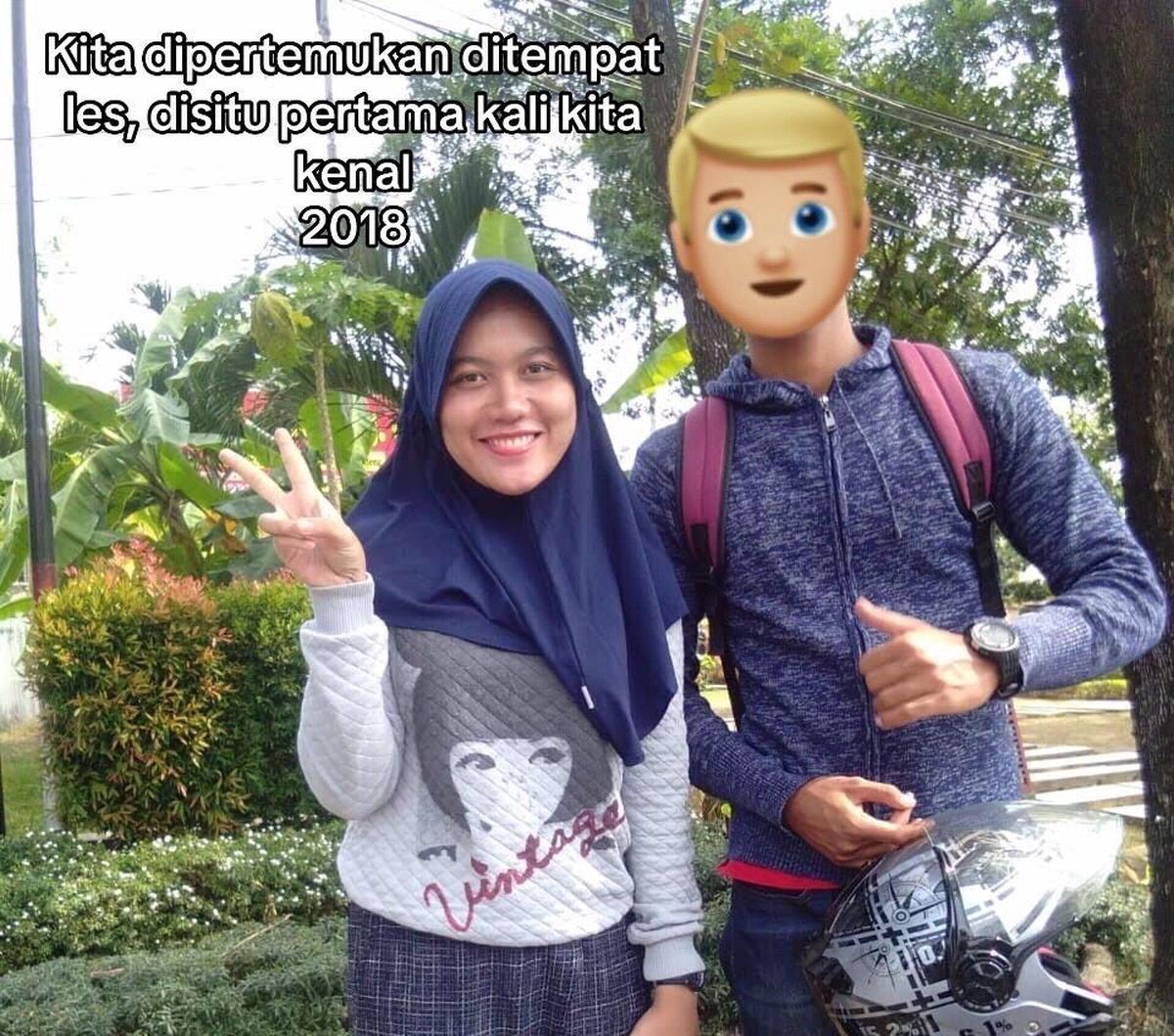 Di awal, ia menceritakan awal pertemuannya dengan pria yang meninggalkannya. Rupanya, mereka bertemu di tempat les.<br>"Kita dipertemukan di tempat les, disitu pertama kali kita kenal, 2018," tulisnya.
