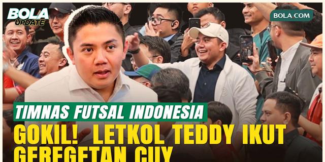 Sekretaris Kabinet Teddy Indra Wijaya Terciduk Menonton Timnas Futsal Indonesia Vs Vietnam!