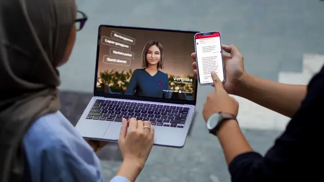 Asisten virtual Veronika kini terintegrasi dengan NLP dan machine learning dari ChatGPT yang didukung layanan Microsoft Azure