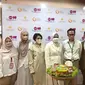 Tya Ariestya saat penandatanganan kerjasama OMDC Healthcare dan PT Morula Indonesia