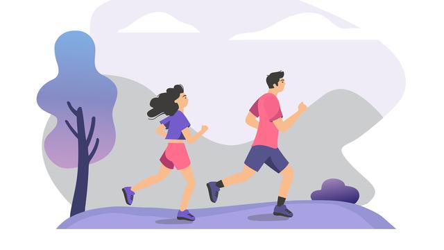 Ilustrasi olahraga ringan setelah makan